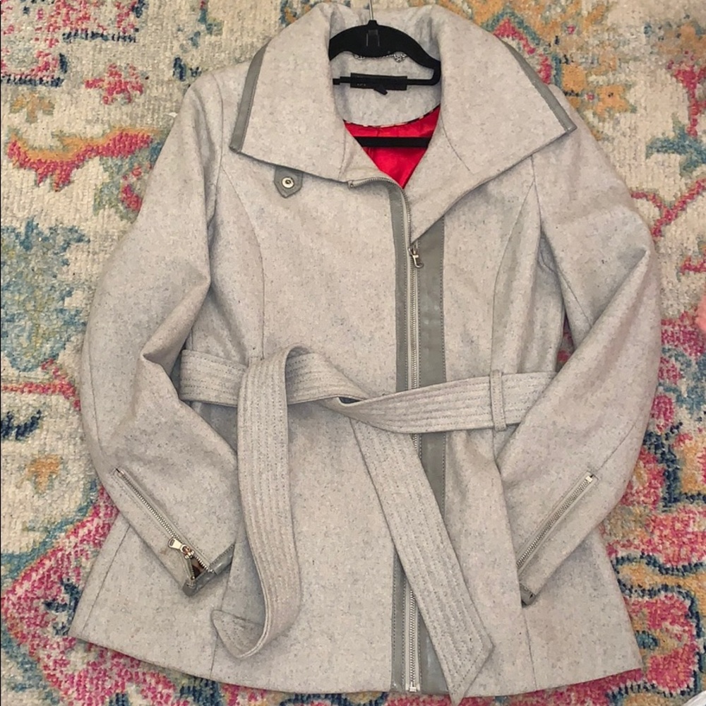 Wool blend coat